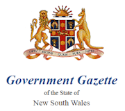 government gazette nsw